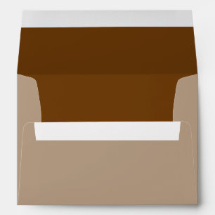 Brown Decor Color You Can Customize Envelope