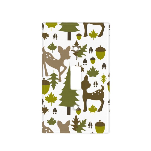 Brown Deer Light Switch Cover (Front)