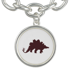 Brown Dinosaur Charm Bracelet