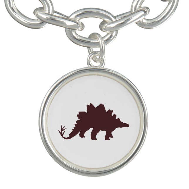 Brown Dinosaur Charm Bracelet (Design)