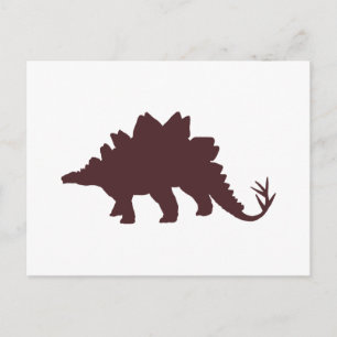 Brown Dinosaur Postcard