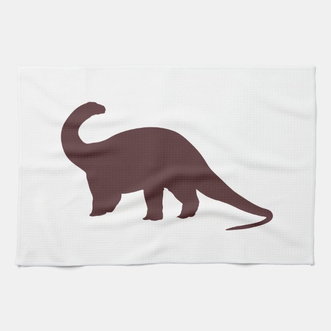 Brown Dinosaur Towel (Horizontal)