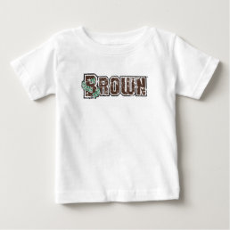 Brown Distressed Baby T-Shirt