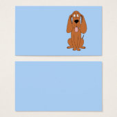 Brown Dog Cartoon. Hound. (Front & Back)
