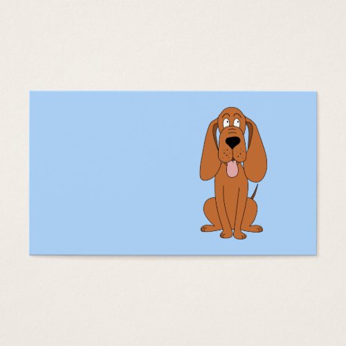 Brown Dog Cartoon. Hound. Business Card Templates