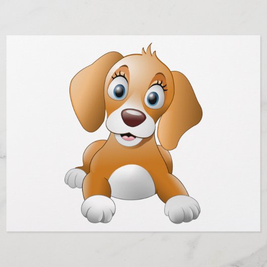 Brown dog clipart (Front)