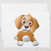 Brown dog clipart (Front/Back)