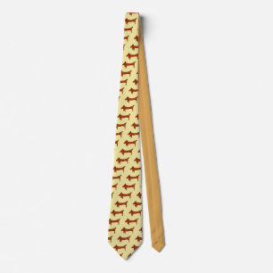 Brown Dog, Dachshund Neck Tie