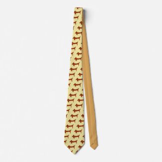 Brown Dog, Dachshund Neck Tie