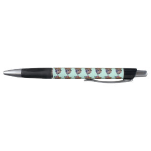 Brown Dog Face Chug Photo Pen