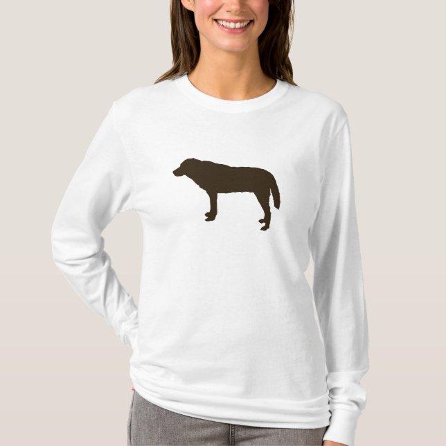 Brown Dog Hoodie T-Shirt (Front)