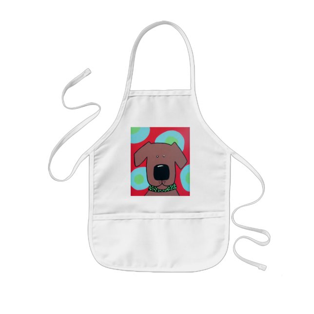 Brown Dog Kids Apron (Front)