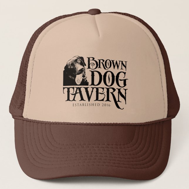 Brown Dog Tavern Trucker Hat (Front)