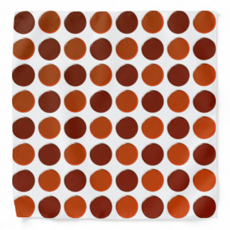 Brown dots bandana