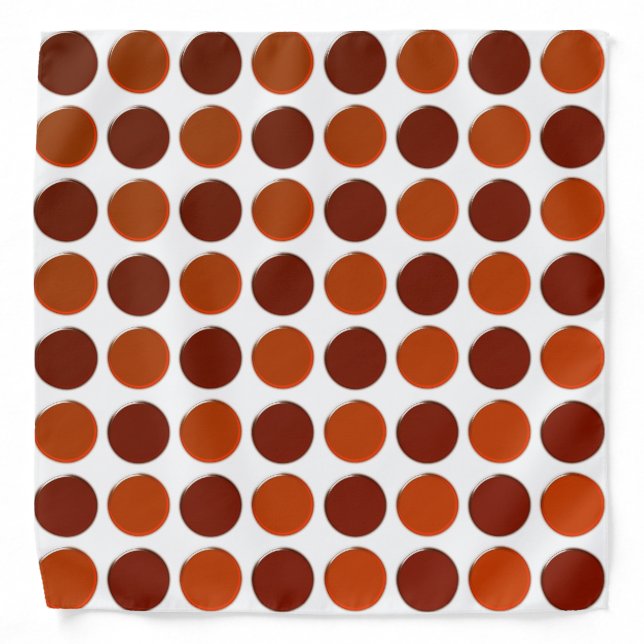 Brown dots bandana (Front)
