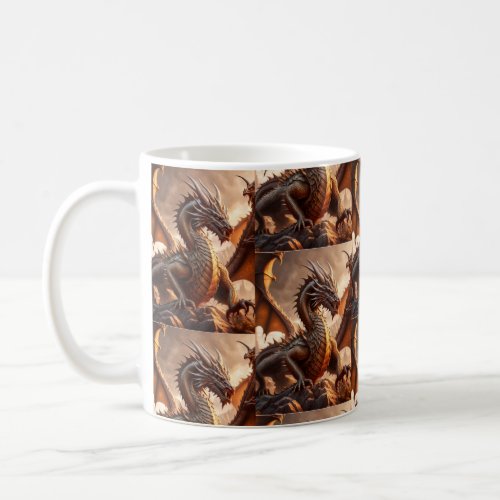 Brown Dragon Mug