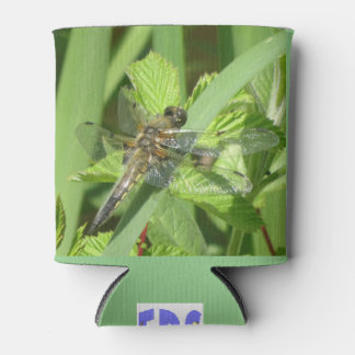 Brown Dragonfly Can Cooler