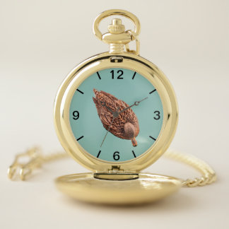 Brown Duck Pocket Watch