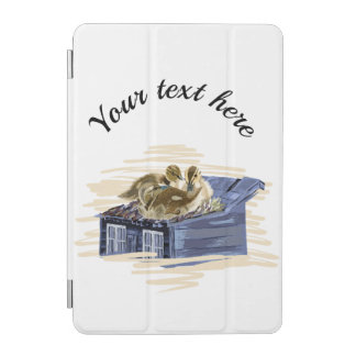 Brown ducks on the roof iPad mini cover