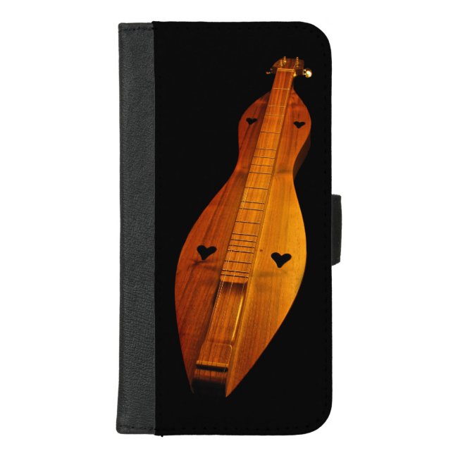 Brown Dulcimer Music iPhone 8/7 Plus Wallet Case