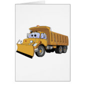 Brown Dump Truck Cartoon (Front)