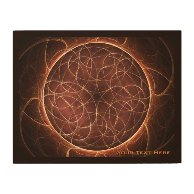 Brown Dwarf Wood Wall Art (Front)