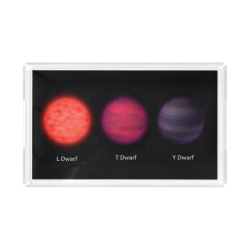 Brown Dwarfs As Seen By An Interstellar Traveler Acrylic Tray