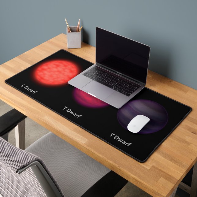 Brown Dwarfs As Seen By An Interstellar Traveler. Desk Mat (Office 2)