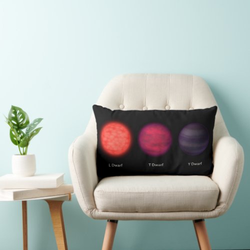 Brown Dwarfs As Seen By An Interstellar Traveler Lumbar Pillow