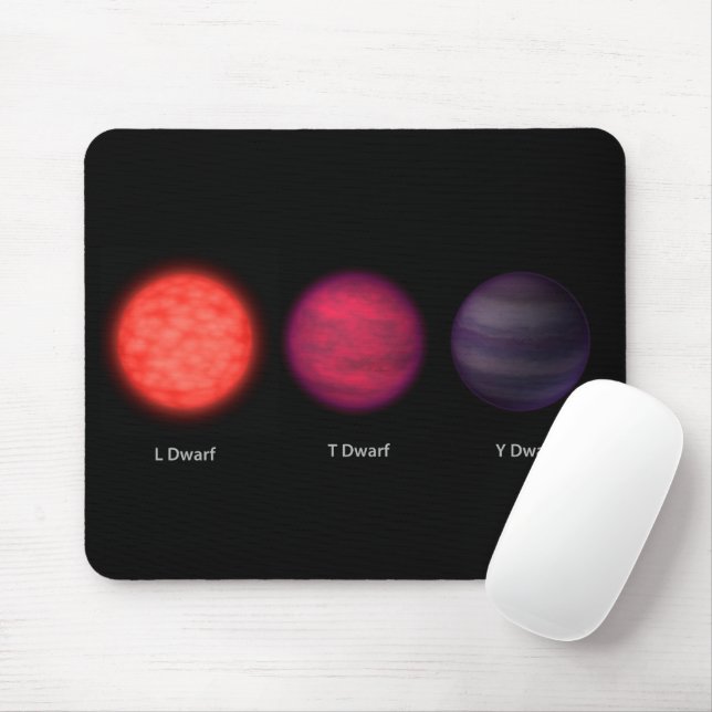 Brown Dwarfs As Seen By An Interstellar Traveler. Mouse Pad (With Mouse)