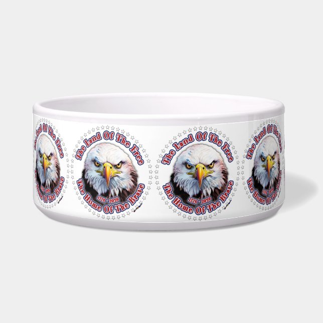 Brown Eagle Multiple Design Bowl (Front)
