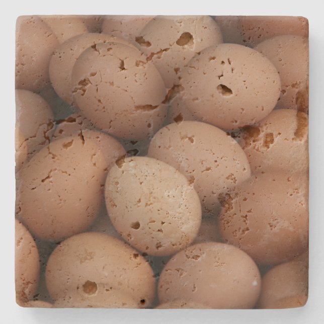 Brown Eggs Stone Coaster (Front)