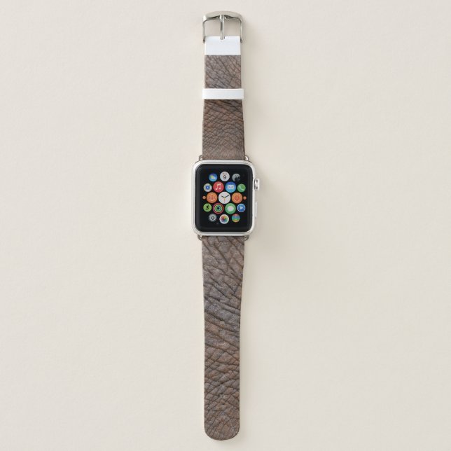 Brown elephant in close up photography apple watch band (Front)