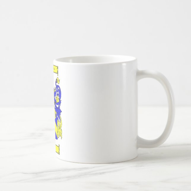 Brown (English) Coat of Arms Coffee Mug (Right)