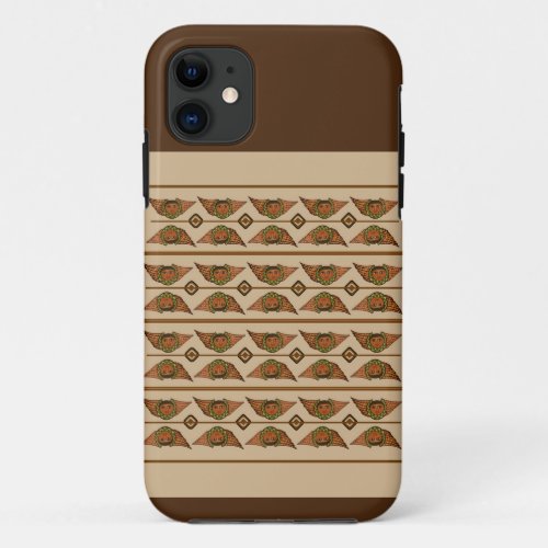 Brown Ethiopian Angel Pattern iPhone  iPad case