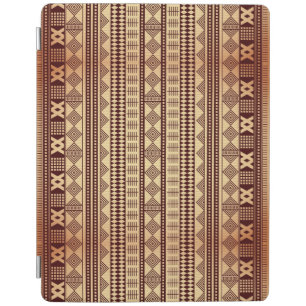 Brown ethnic texture iPad smart cover