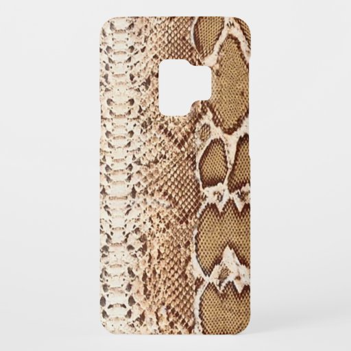 Brown Exotic Snake Skin Samsung Galaxy Case