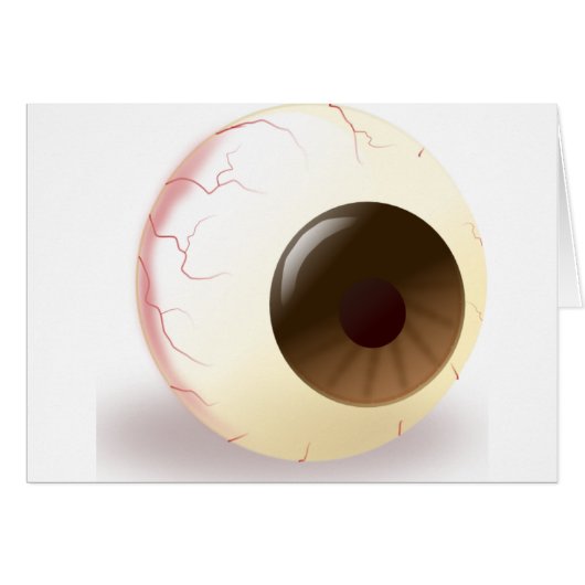Brown Eye Ball Cards (Front Horizontal)