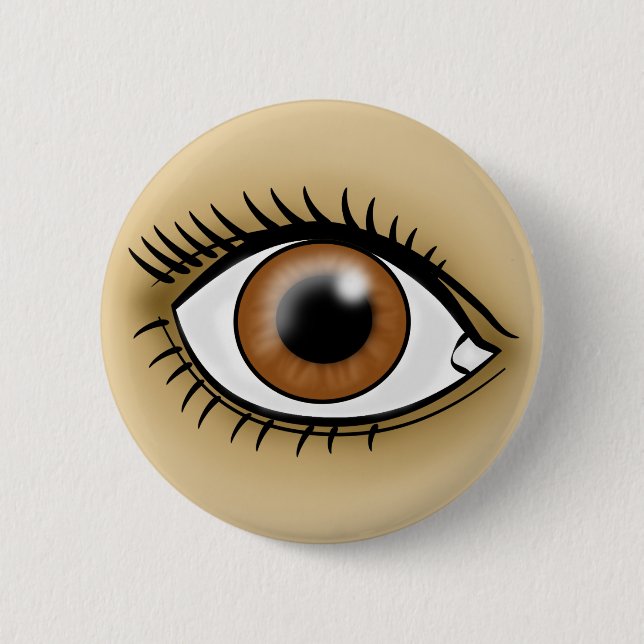 Brown Eye icon Button (Front)