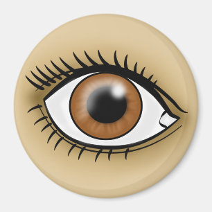Brown Eye icon Magnet