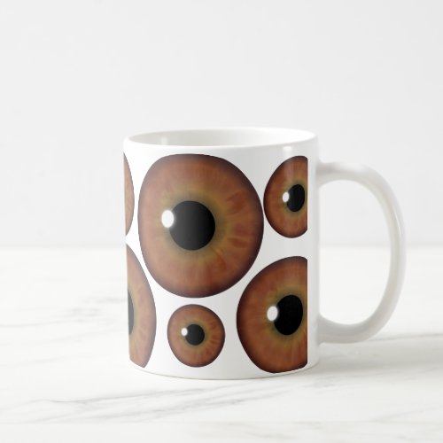 Brown Eye Iris Cool Custom Mug