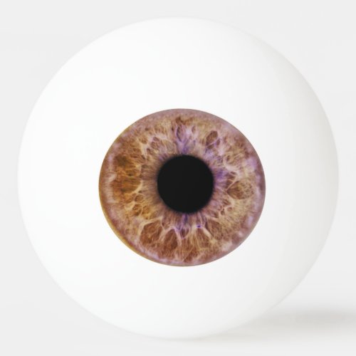 Brown eye ping pong ball