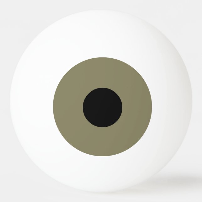 Brown Eye Ping-Pong Ball (Front)