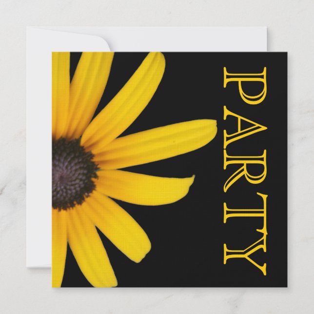 Brown Eyed Susan Invitation (Front)