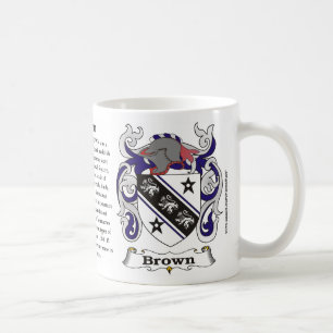 Brown Family Coat of Arms Mug
