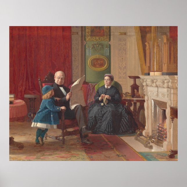 Brown Family - Eastman Johnson Fine Art Poster (Front)