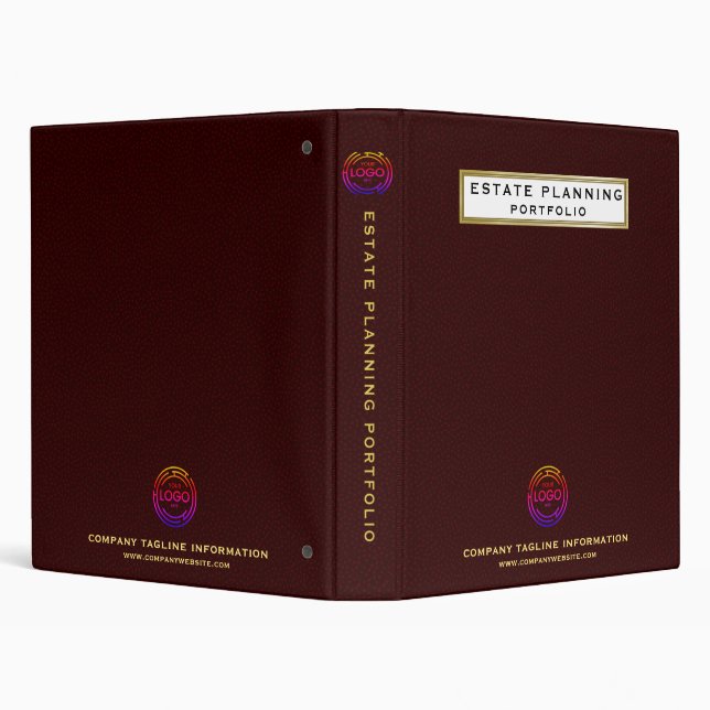 Brown Family Trusts Estate Planning Portfolio 3 Ring Binder (Background)
