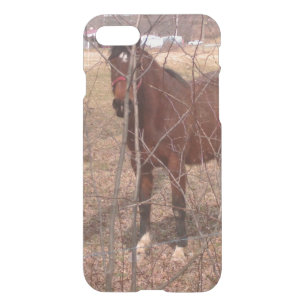 Brown Farm Horse West Virginia iPhone SE/8/7 Case