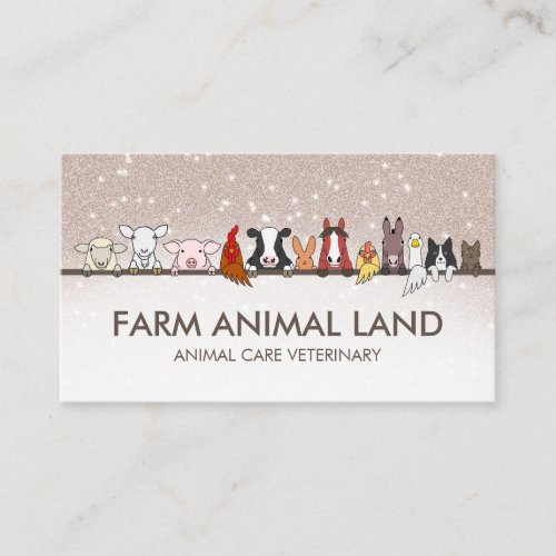 Brown Farm Vet Clinic Business Card