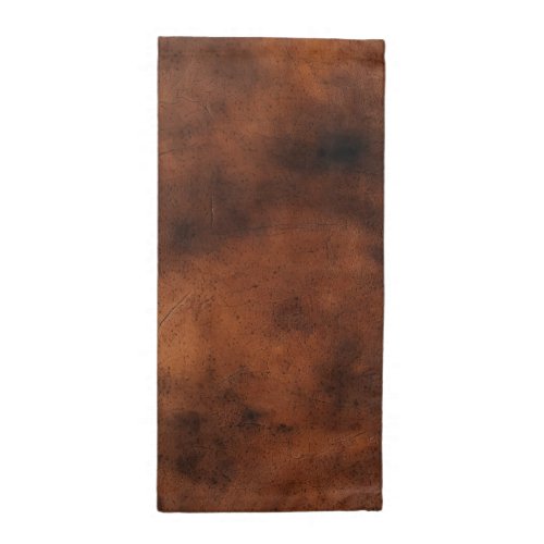 Brown Faux Leather Cloth Napkin